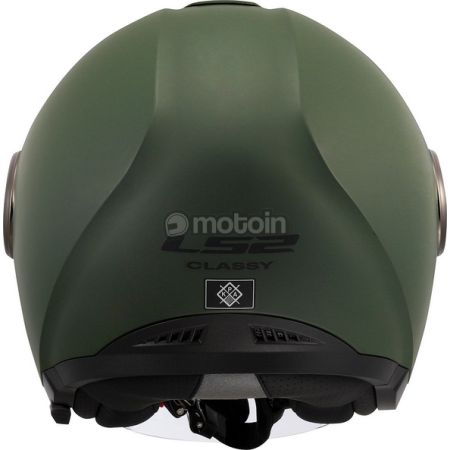Kask otwarty Jet LS2 Classy Matt Military Green